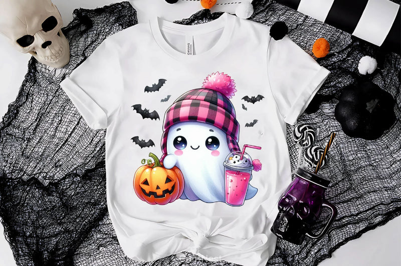 Cute Ghost Cute Halloween Clipart Bundle 4 - CraftNest - Digital Crafting and Art