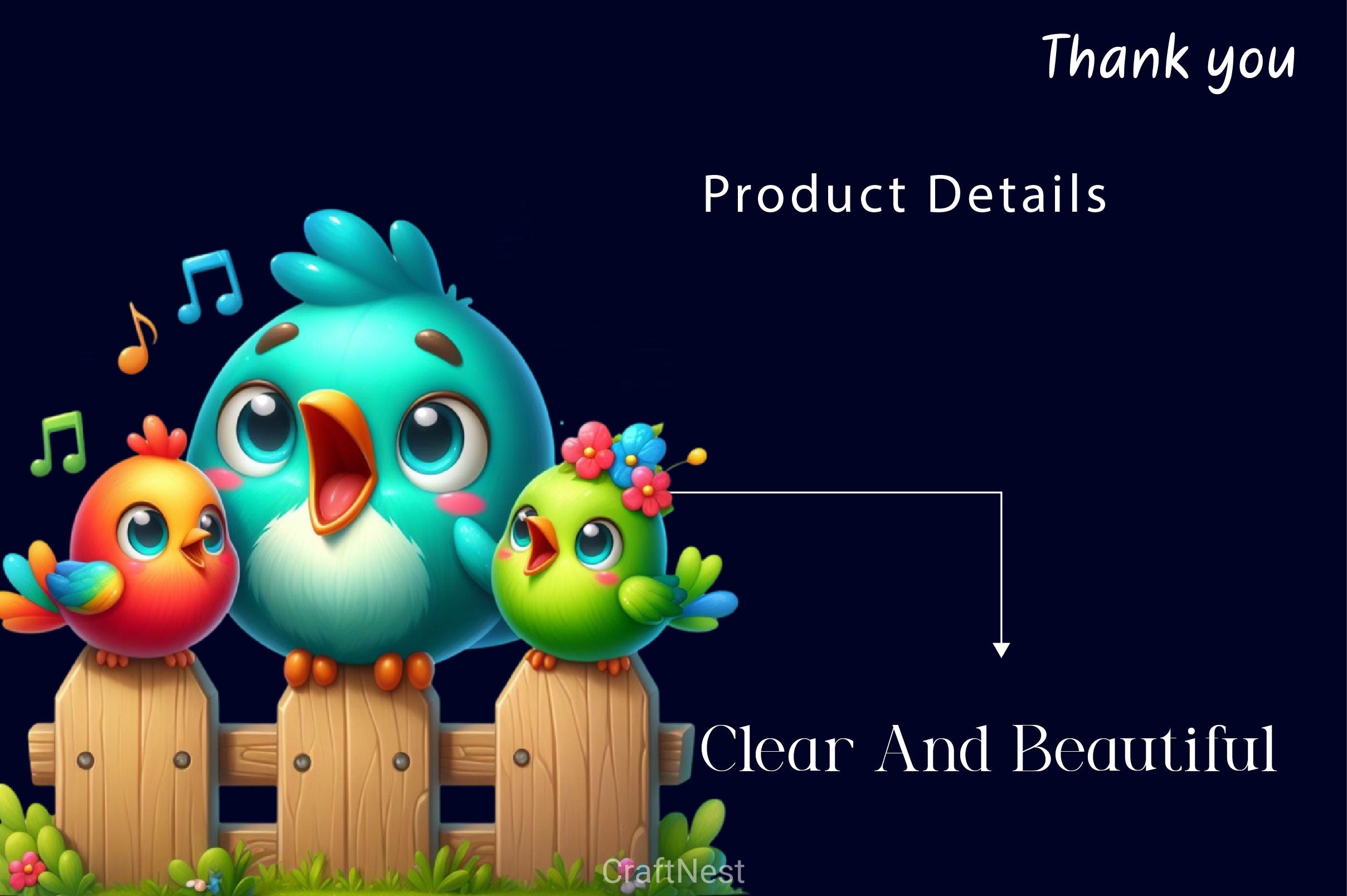 Funny Birds On Fence Clipart Bundle 2 - CraftNest - Digital Crafting and Art