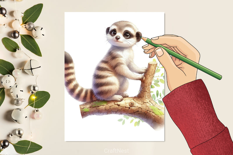 Cute Meerkat Clipart Bundle - CraftNest - Digital Crafting and Art