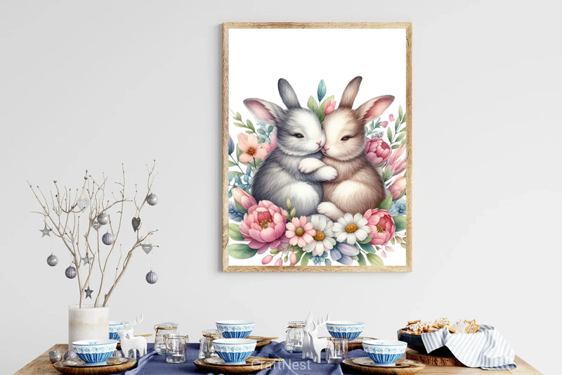 Mother's Day Bunny Clipart Bundle - CraftNest - Digital Crafting and Art