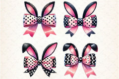 Easter Bunny Bow Clipart Bundle 2 - CraftNest - Digital Crafting and Art