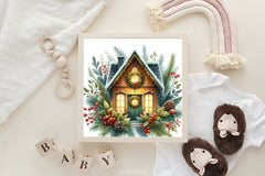 Christmas House Clipart Bundle 4 - CraftNest - Digital Crafting and Art