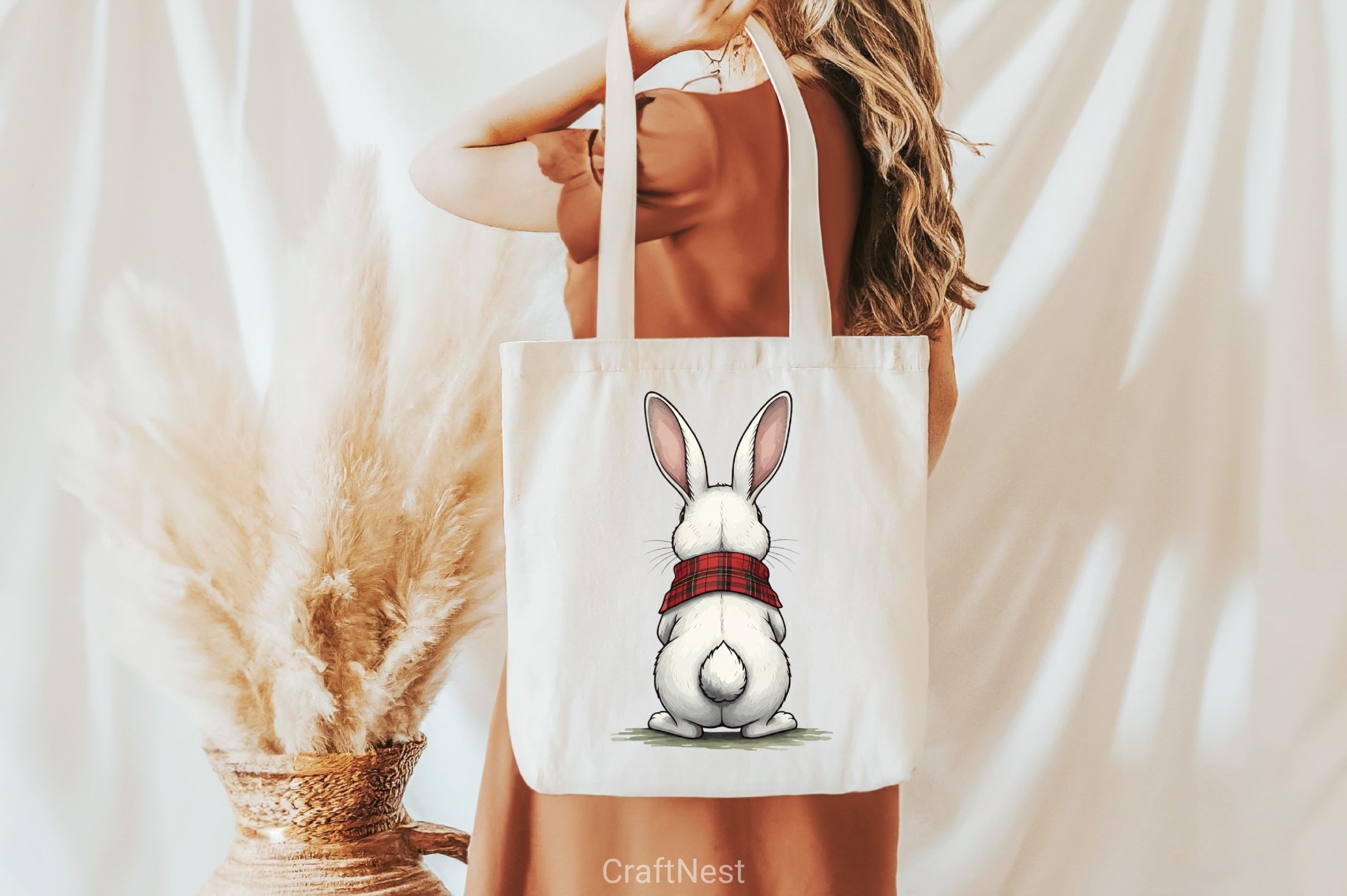 Bunny Back View Clipart Bundle 2 - CraftNest - Digital Crafting and Art