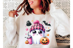 Cute Ghost Cute Halloween Clipart Bundle 10 - CraftNest - Digital Crafting and Art