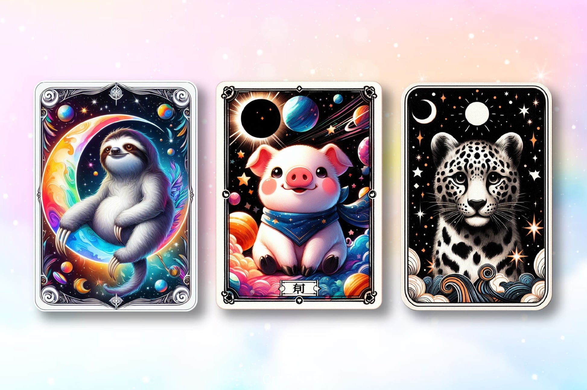 Animal Tarot Cards Clipart Bundle 2 - CraftNest - Digital Crafting and Art