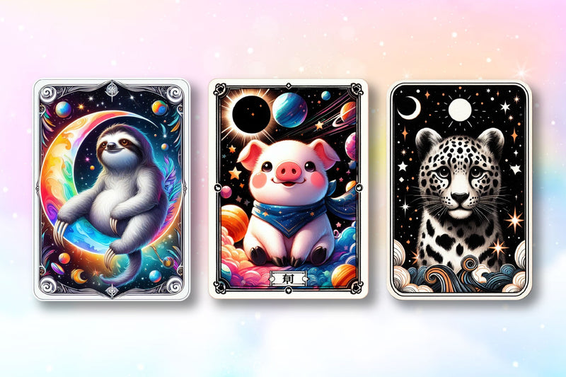 Animal Tarot Cards Clipart Bundle 2 - CraftNest - Digital Crafting and Art