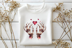 Valentine Skeleton Clipart Bundle 3 - CraftNest - Digital Crafting and Art