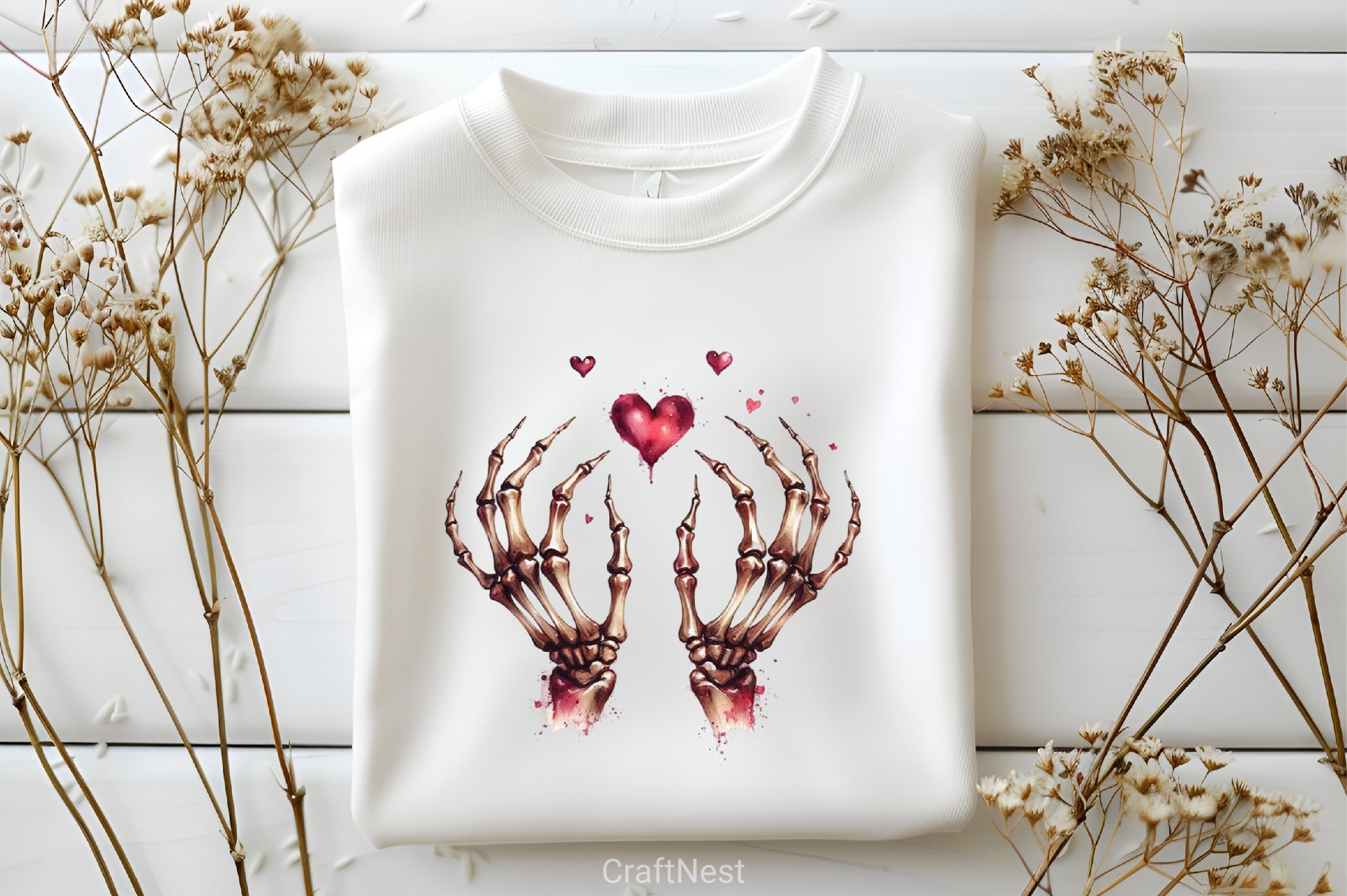 Valentine Skeleton Clipart Bundle 3 - CraftNest - Digital Crafting and Art