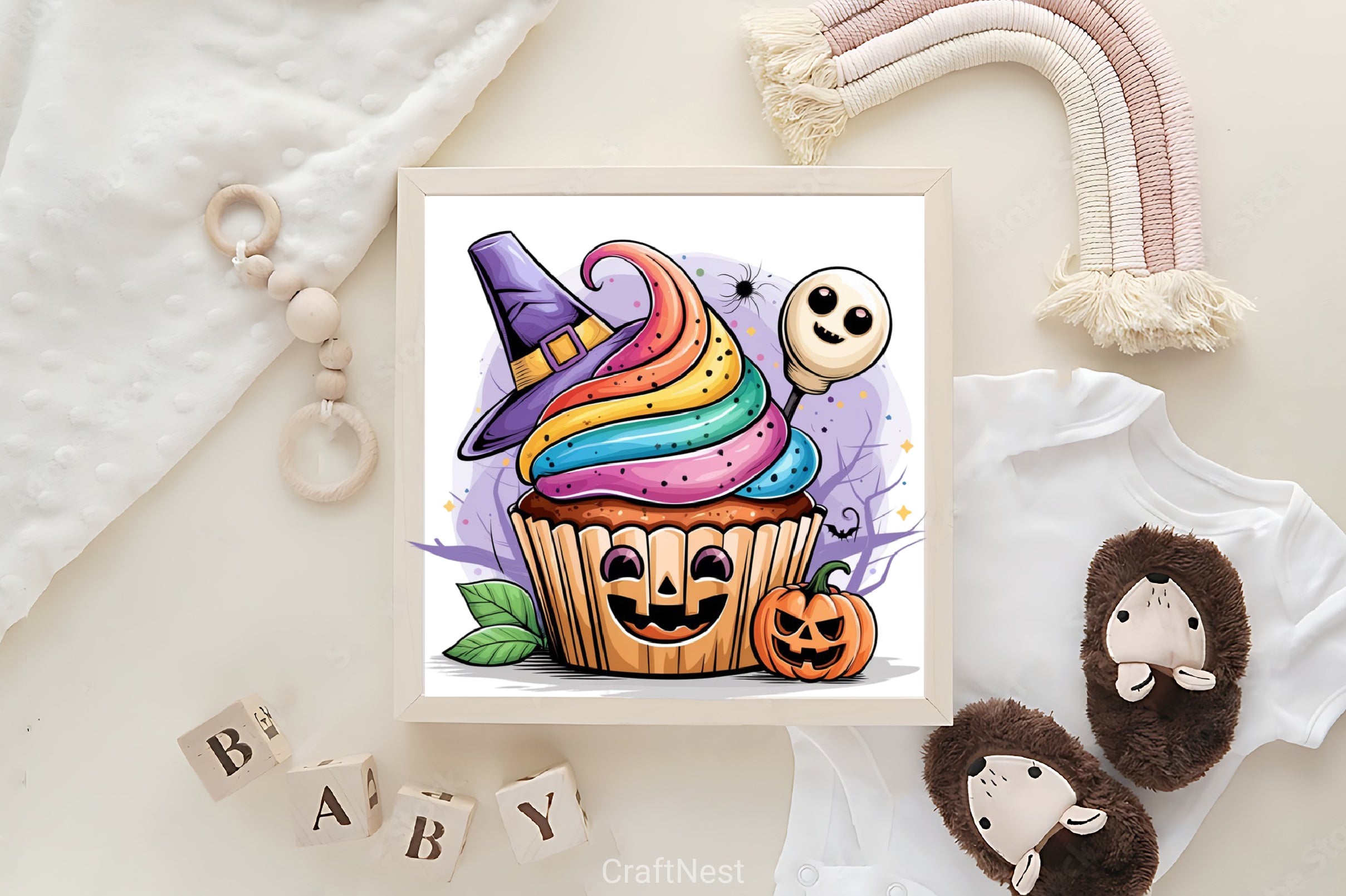 Spooky Cupcake Clipart Bundle - CraftNest - Digital Crafting and Art