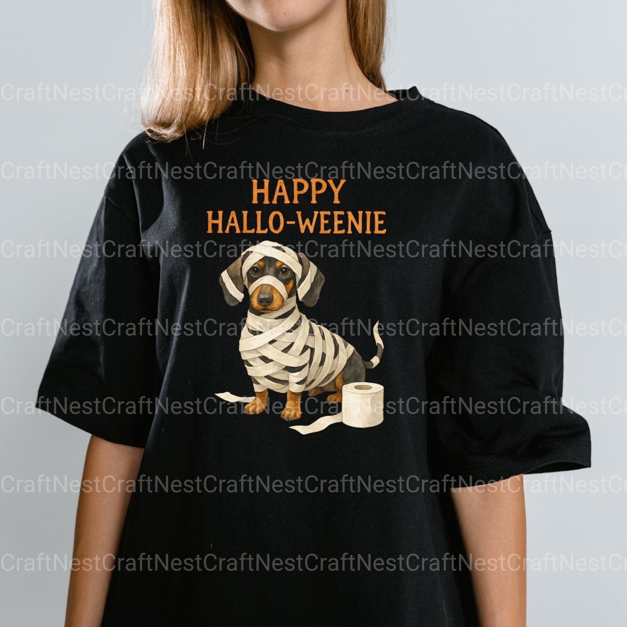 Dachshund Mummy Halloween Clipart Bundle - CraftNest - Digital Crafting and Art