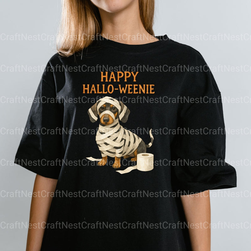 Dachshund Mummy Halloween Clipart Bundle - CraftNest - Digital Crafting and Art