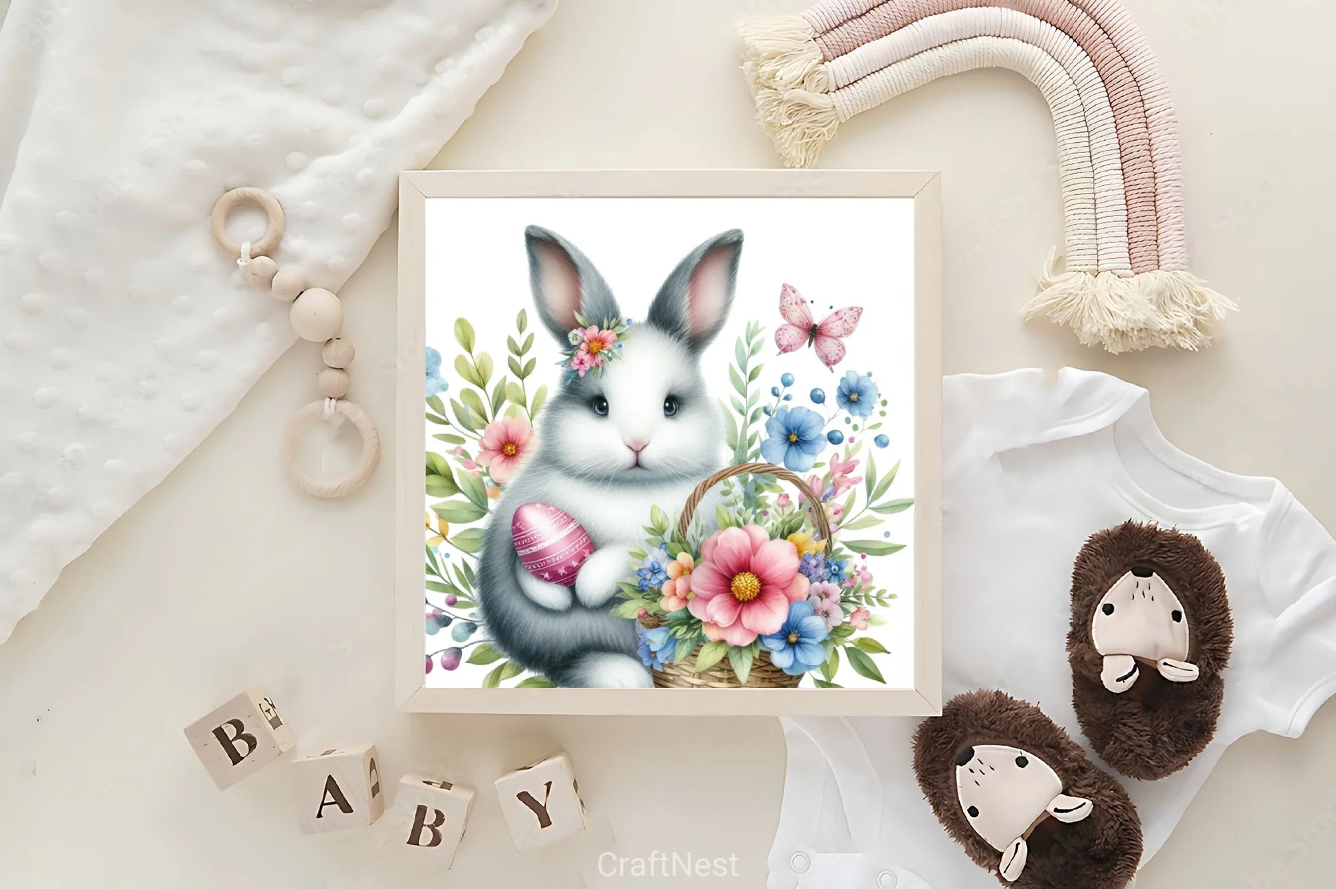 Easter Bunny Clipart Bundle 33 - CraftNest - Digital Crafting and Art