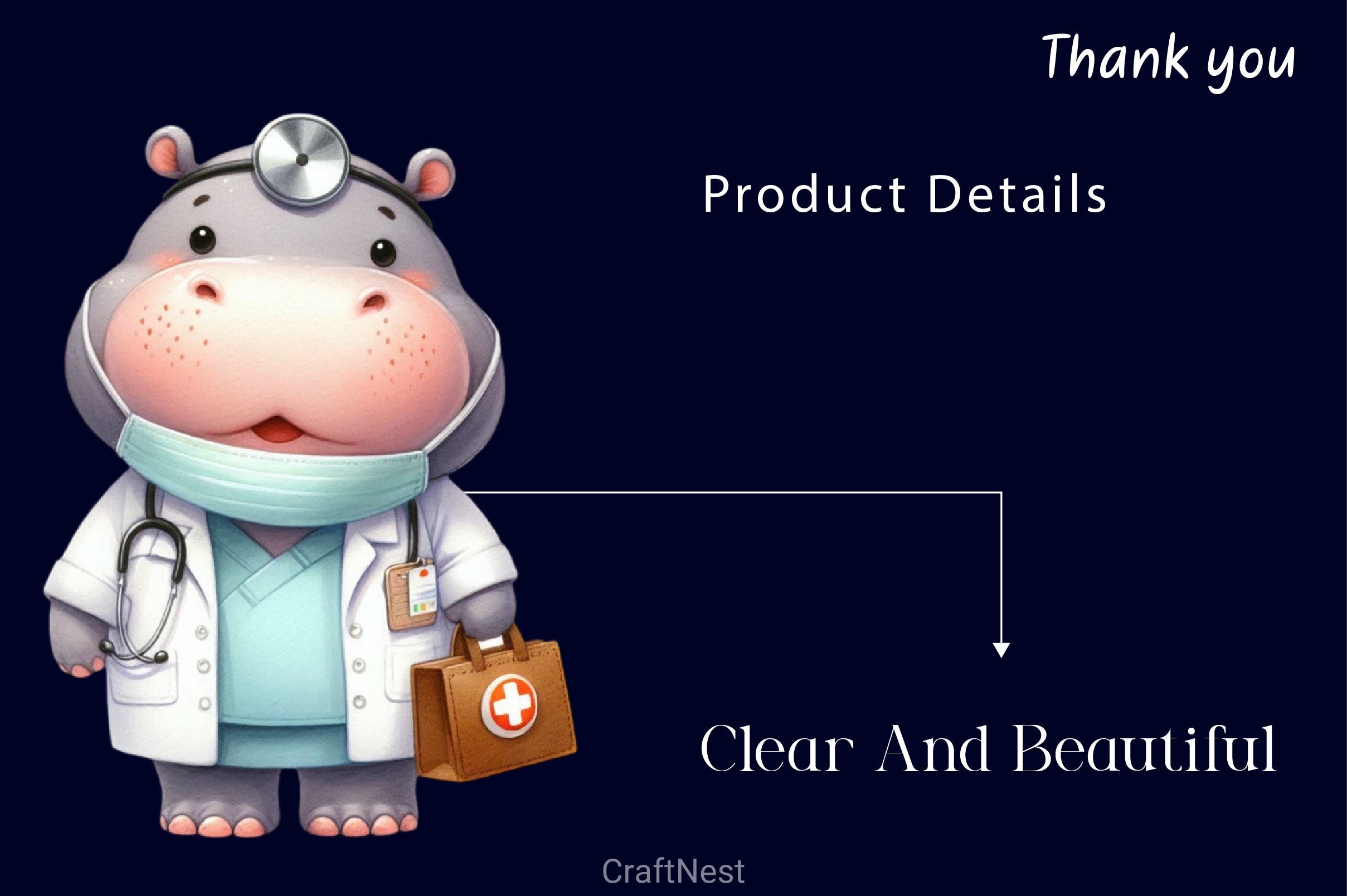 Safari Animals Nurse Clipart Bundle - CraftNest - Digital Crafting and Art