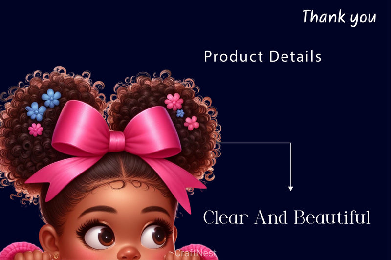 Peek A Boo Girl Clipart Bundle - CraftNest - Digital Crafting and Art