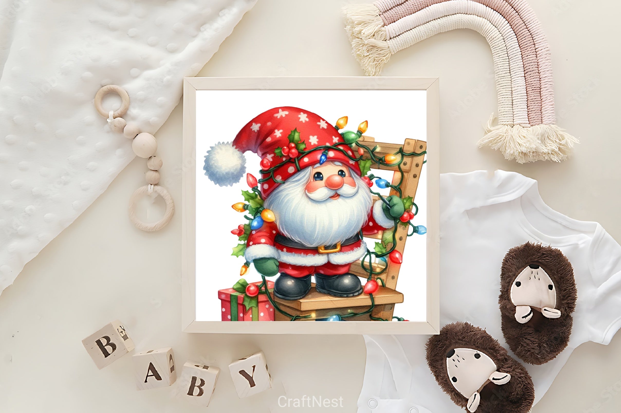 Christmas Santa Clipart Bundle 5 - CraftNest - Digital Crafting and Art