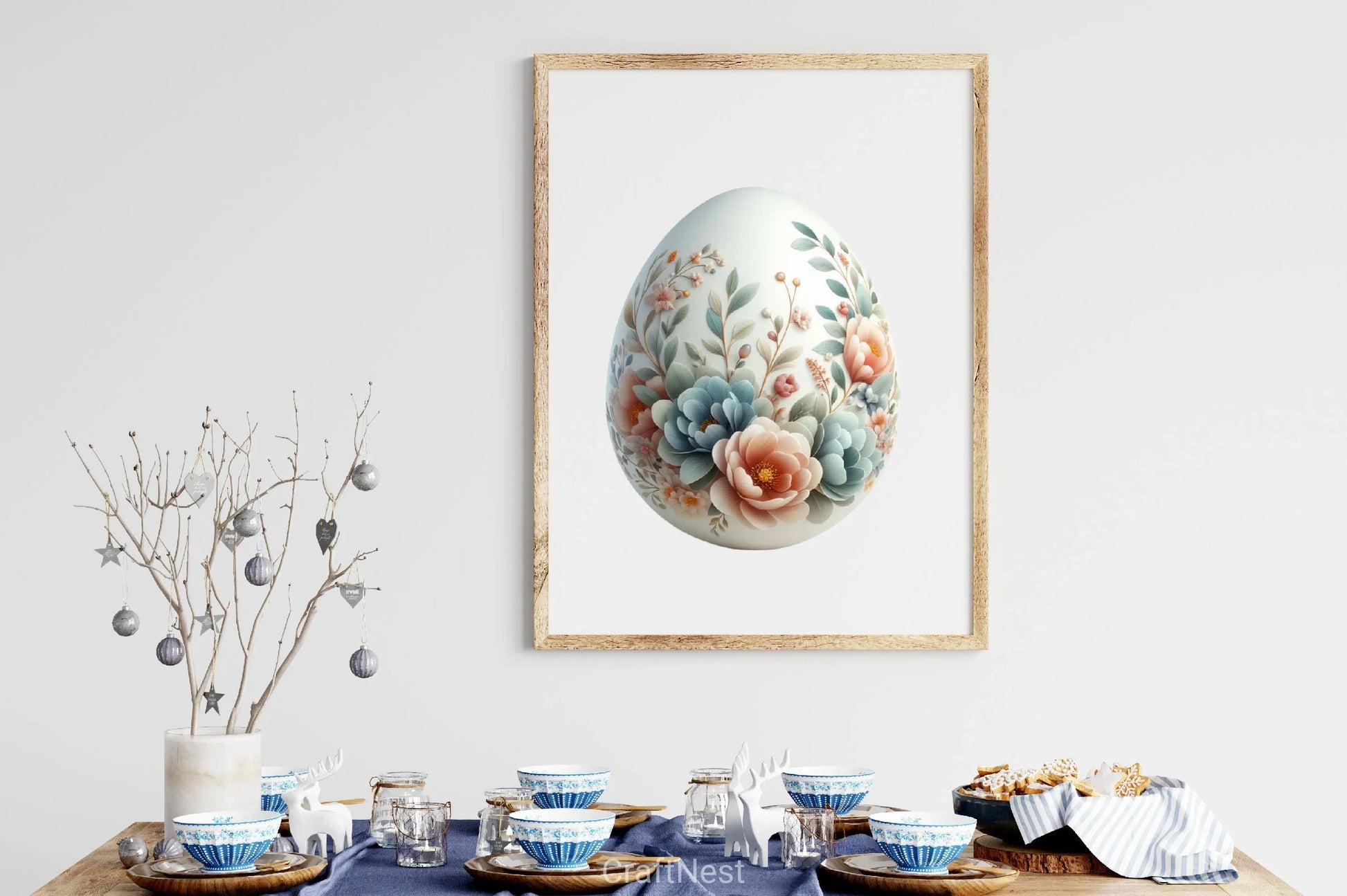 Easter Floral Egg Clipart Bundle - CraftNest - Digital Crafting and Art