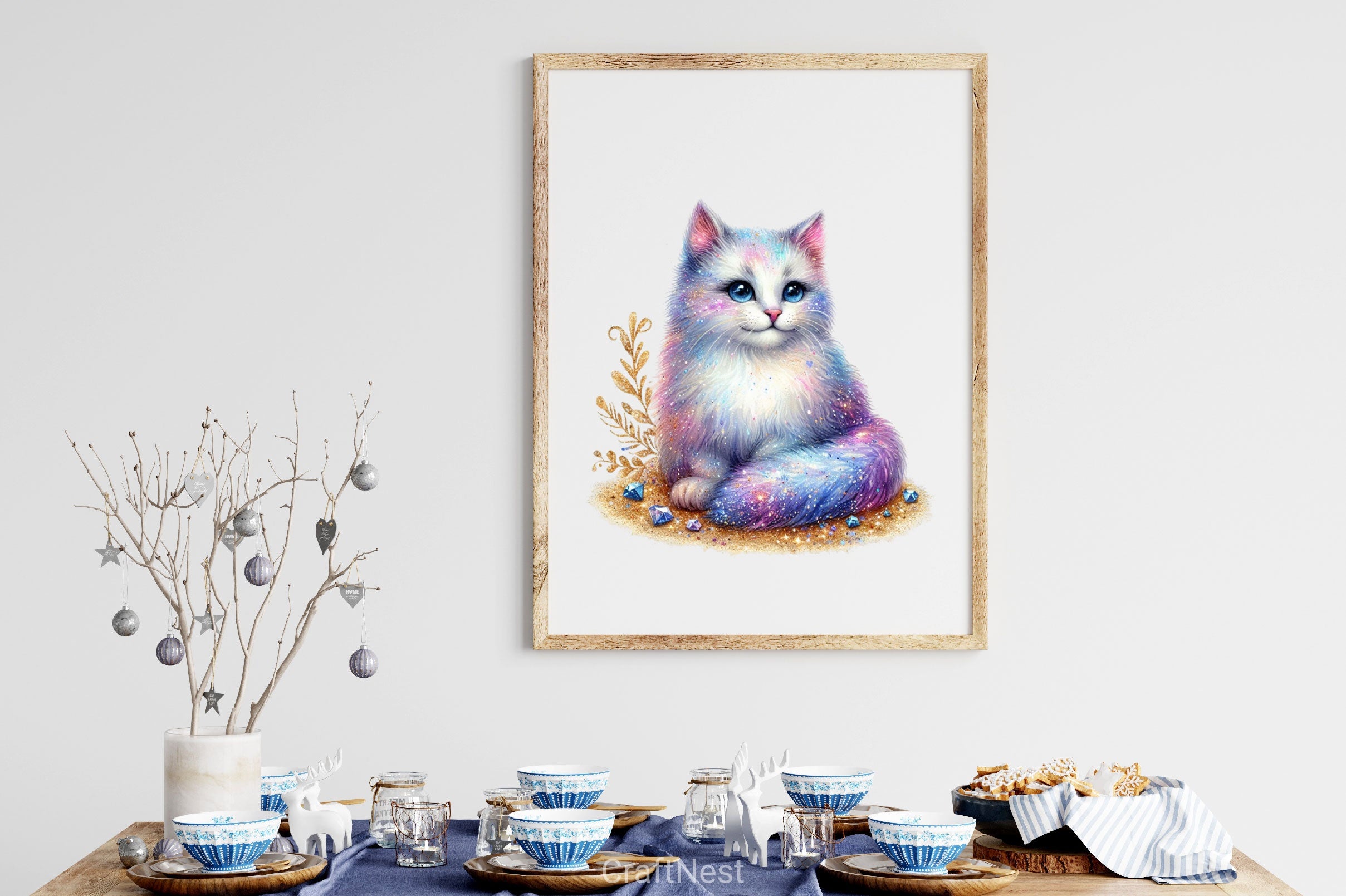 Glitter Cat Clipart Bundle - CraftNest - Digital Crafting and Art