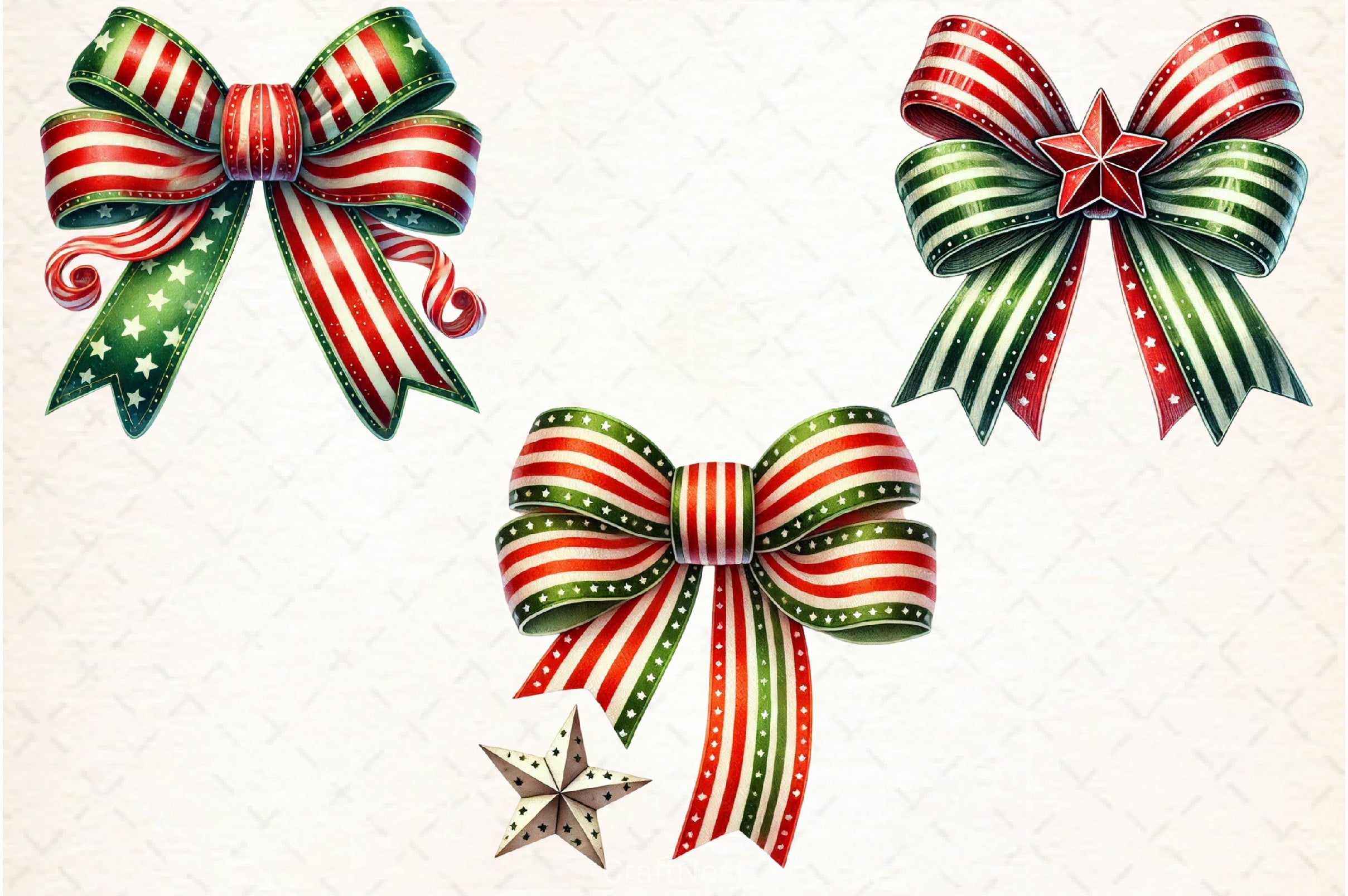 Black History Month Bow Clipart Bundle - CraftNest - Digital Crafting and Art