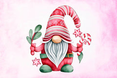 Pink Christmas Gnome Steal Clipart Bundle - CraftNest - Digital Crafting and Art