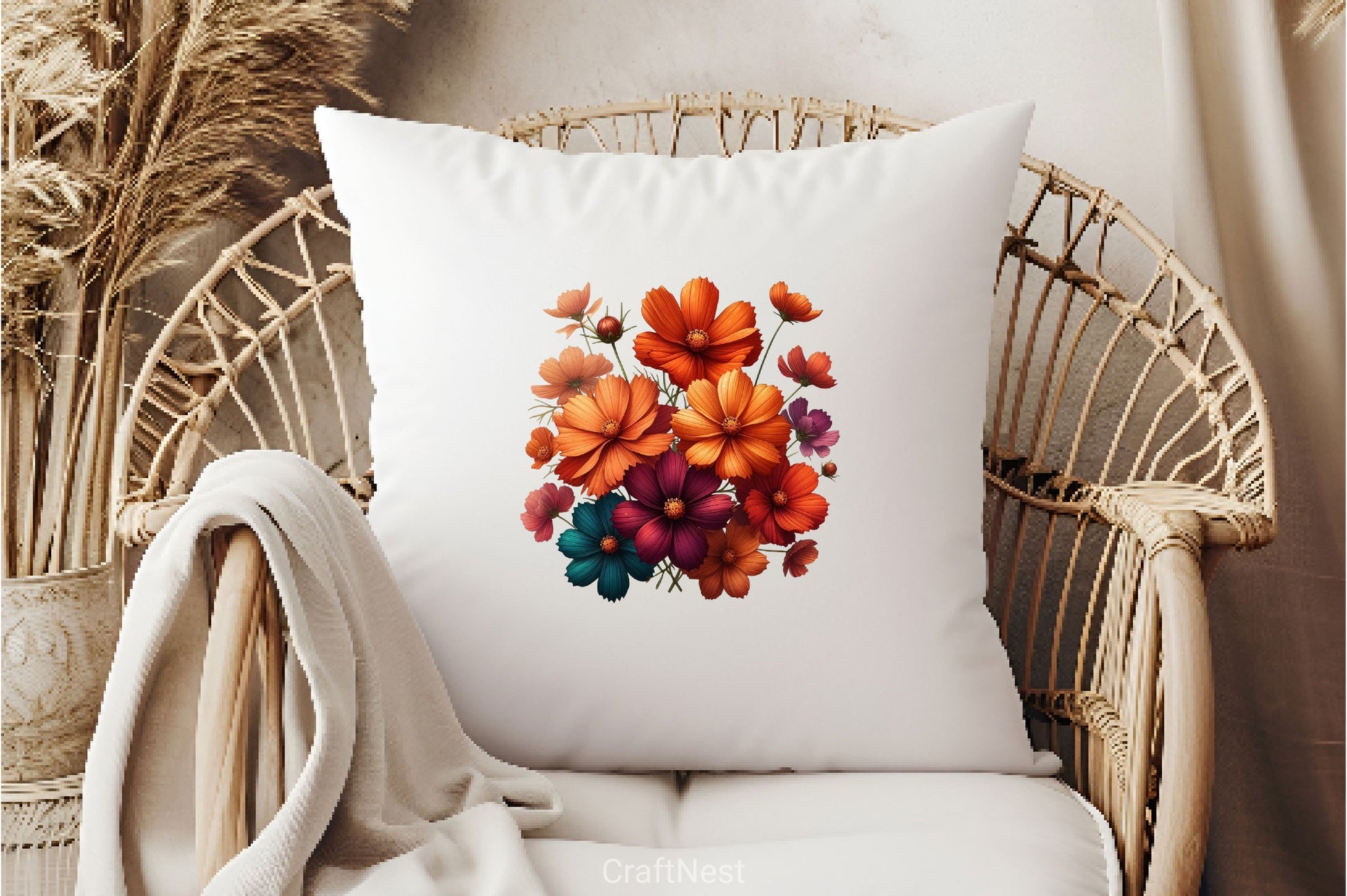 Autumn Flowers And Wildflowers Clipart Bundle - CraftNest - Digital Crafting and Art