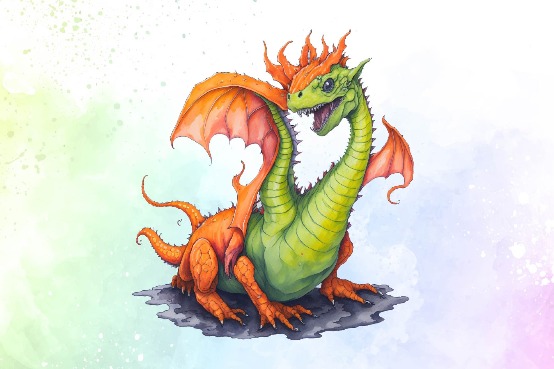 Baby Dragon Clipart Bundle - CraftNest - Digital Crafting and Art