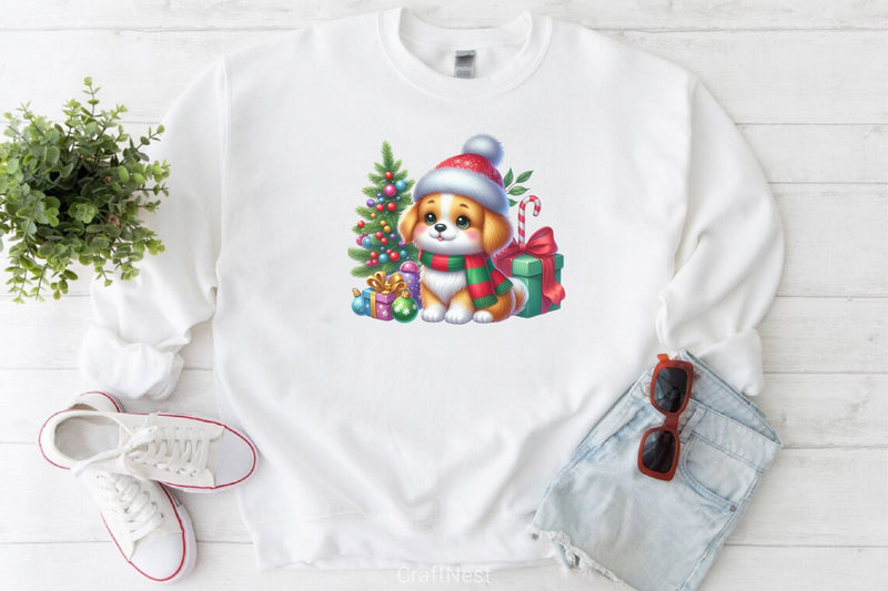 Christmas Dog Clipart Bundle 7 - CraftNest - Digital Crafting and Art