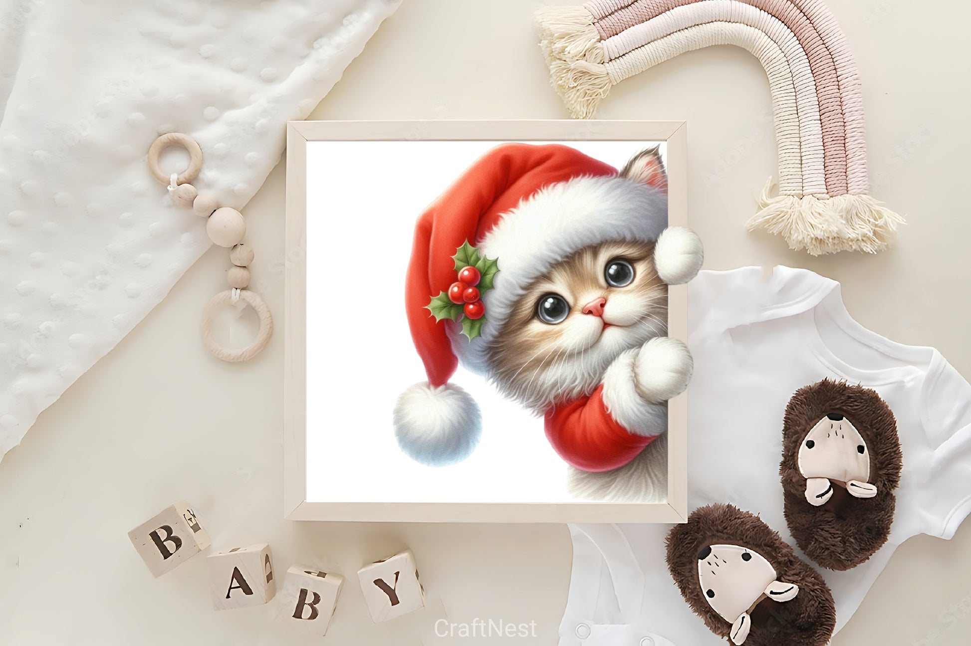 Christmas Cat Clipart Bundle 5 - CraftNest - Digital Crafting and Art