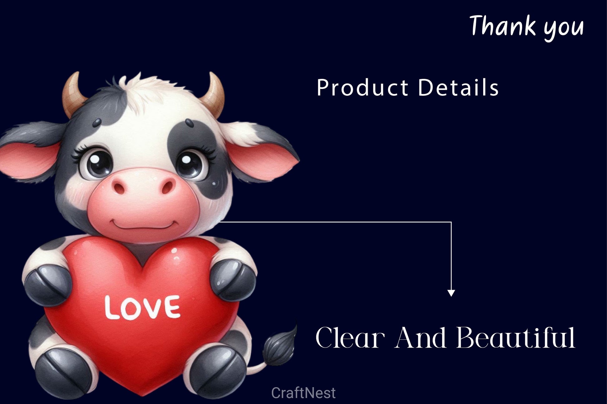 Adorable Animals Hug Hearts Clipart Bundle - CraftNest - Digital Crafting and Art