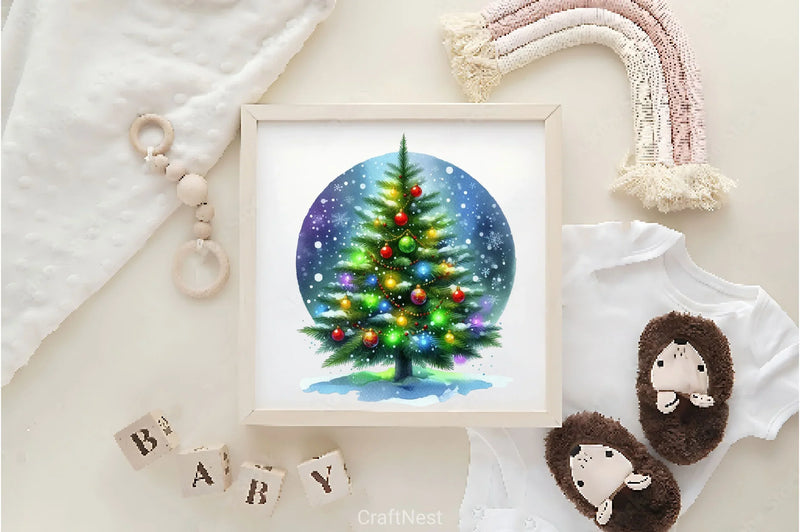 Christmas Tree Clipart Bundle 17 - CraftNest - Digital Crafting and Art