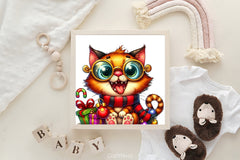 Christmas Cats Clipart Bundle - CraftNest - Digital Crafting and Art