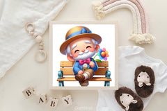 Grandpa Clipart Bundle - CraftNest - Digital Crafting and Art