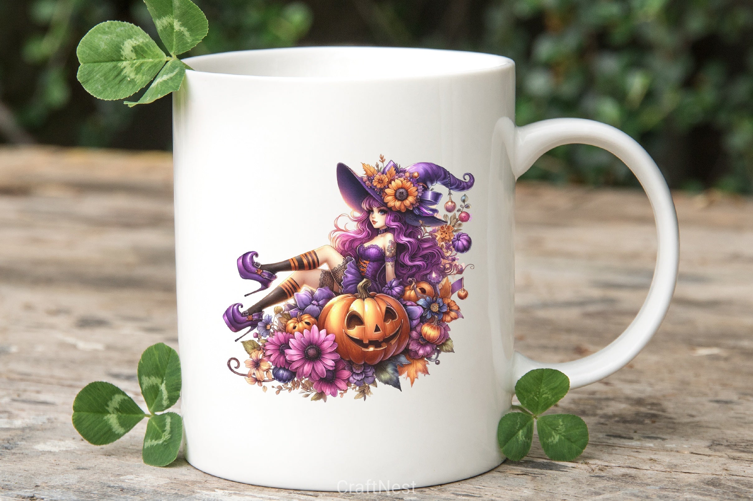 Halloween Witch Girl Clipart Bundle 2 - CraftNest - Digital Crafting and Art