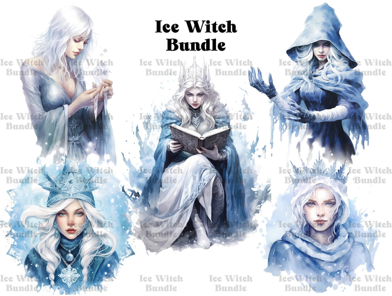 Ice Witches Clipart - CraftNest