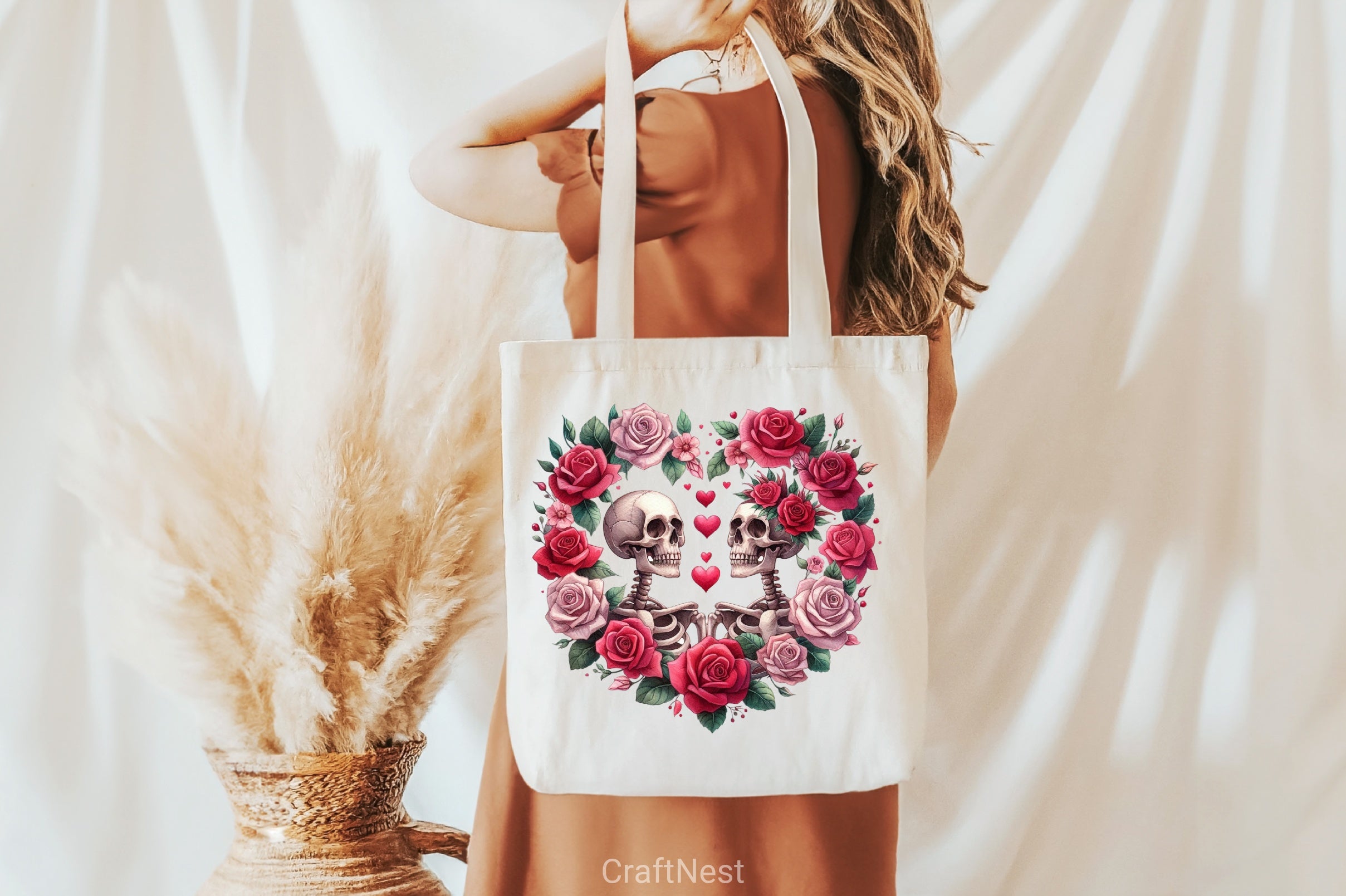 Valentine's Day Skull Heart Clipart Bundle - CraftNest - Digital Crafting and Art