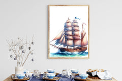Schooner Ship Clipart Bundle - CraftNest - Digital Crafting and Art