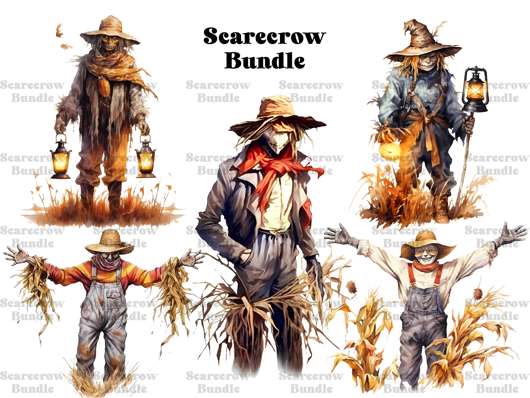 Scarecrow Clipart - CraftNest