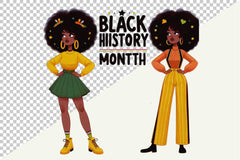 Black History Month Clipart Bundle 1 - CraftNest - Digital Crafting and Art