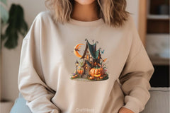 Fairy Pumpkin House Clipart Bundle - CraftNest - Digital Crafting and Art