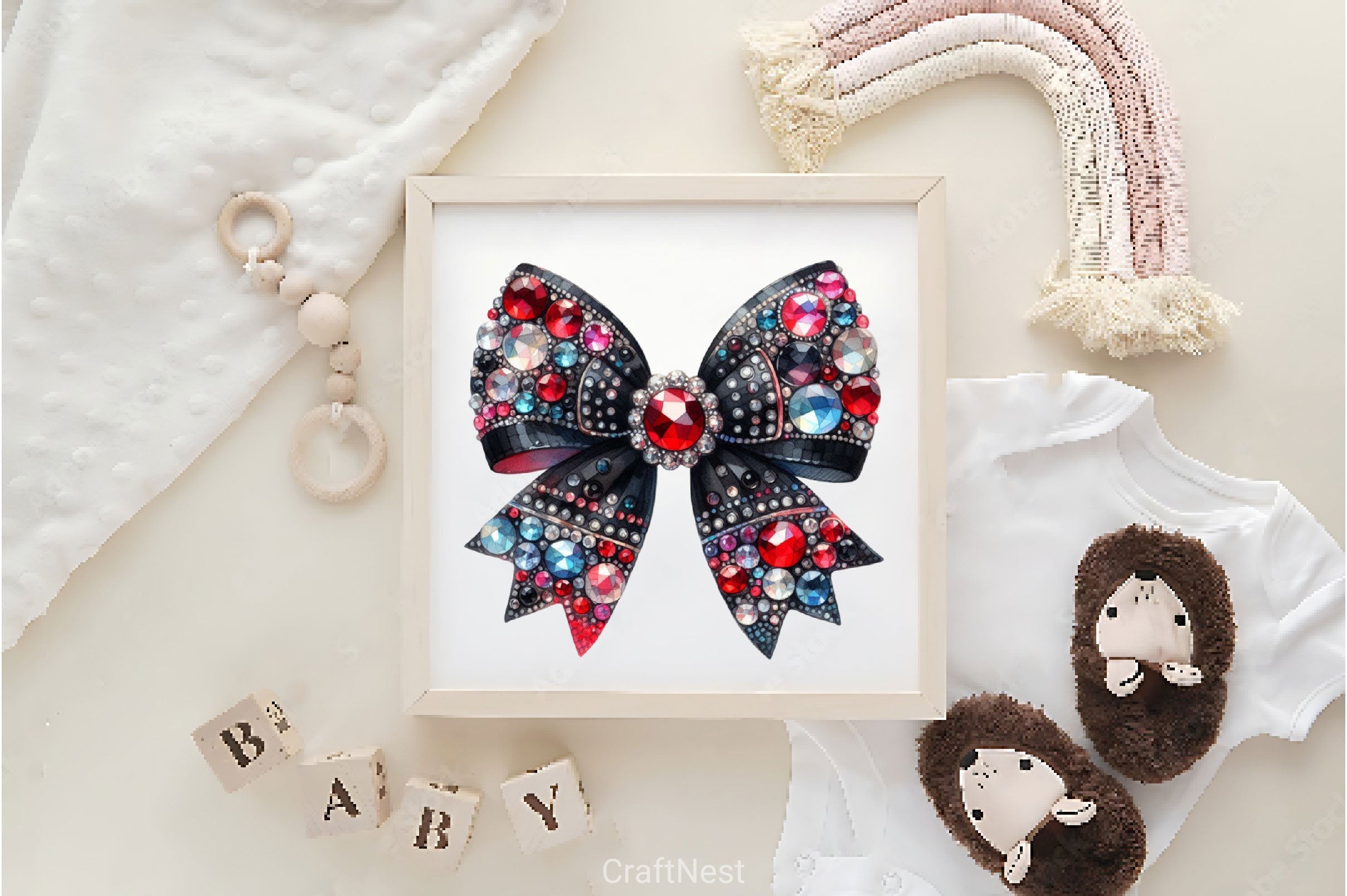 Rhinestone Bow Tie Clipart Bundle 2 - CraftNest - Digital Crafting and Art