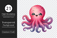 Octopuses Clipart Bundle - CraftNest - Digital Crafting and Art