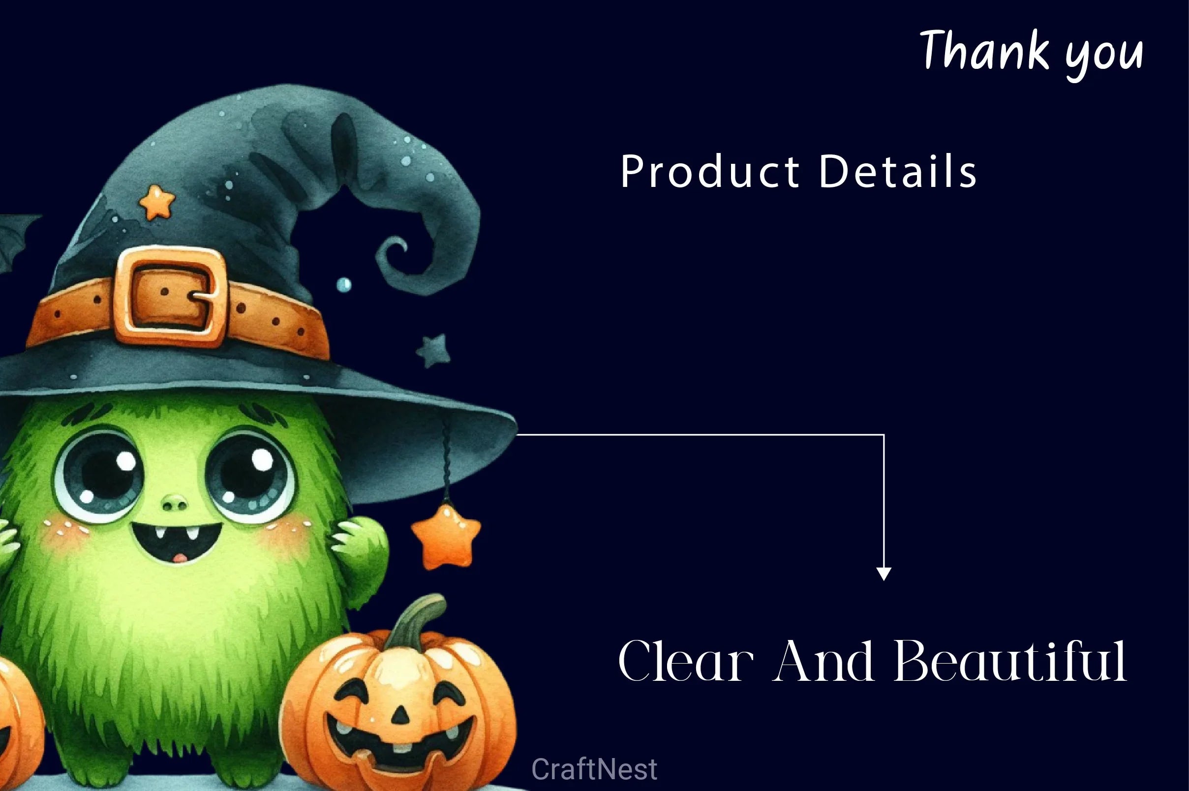 Halloween Monster Clipart Bundle 4 - CraftNest - Digital Crafting and Art