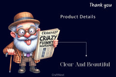 Funny Newspaper Grandpa Clipart Bundle 2 - CraftNest - Digital Crafting and Art