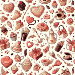 Valentine Red Seamless Digital Paper - CraftNest - Digital Crafting and Art