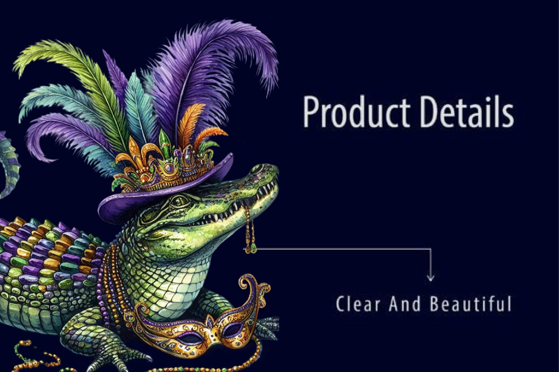 Mardi Gras Crocodile Clipart Bundle - CraftNest - Digital Crafting and Art