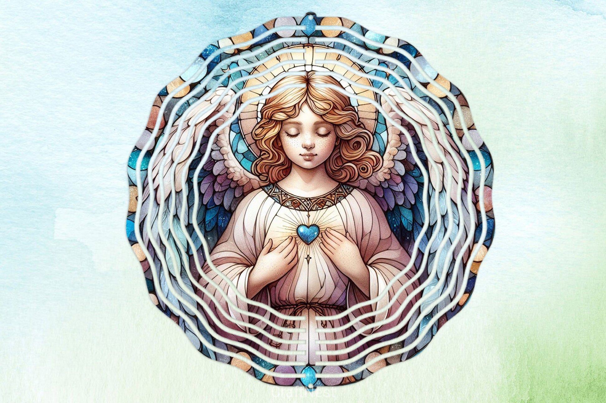 Stained Glass Angel Fairy Clipart Bundle - CraftNest - Digital Crafting and Art