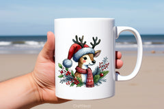 Christmas Reindeer Clipart Bundle 9 - CraftNest - Digital Crafting and Art