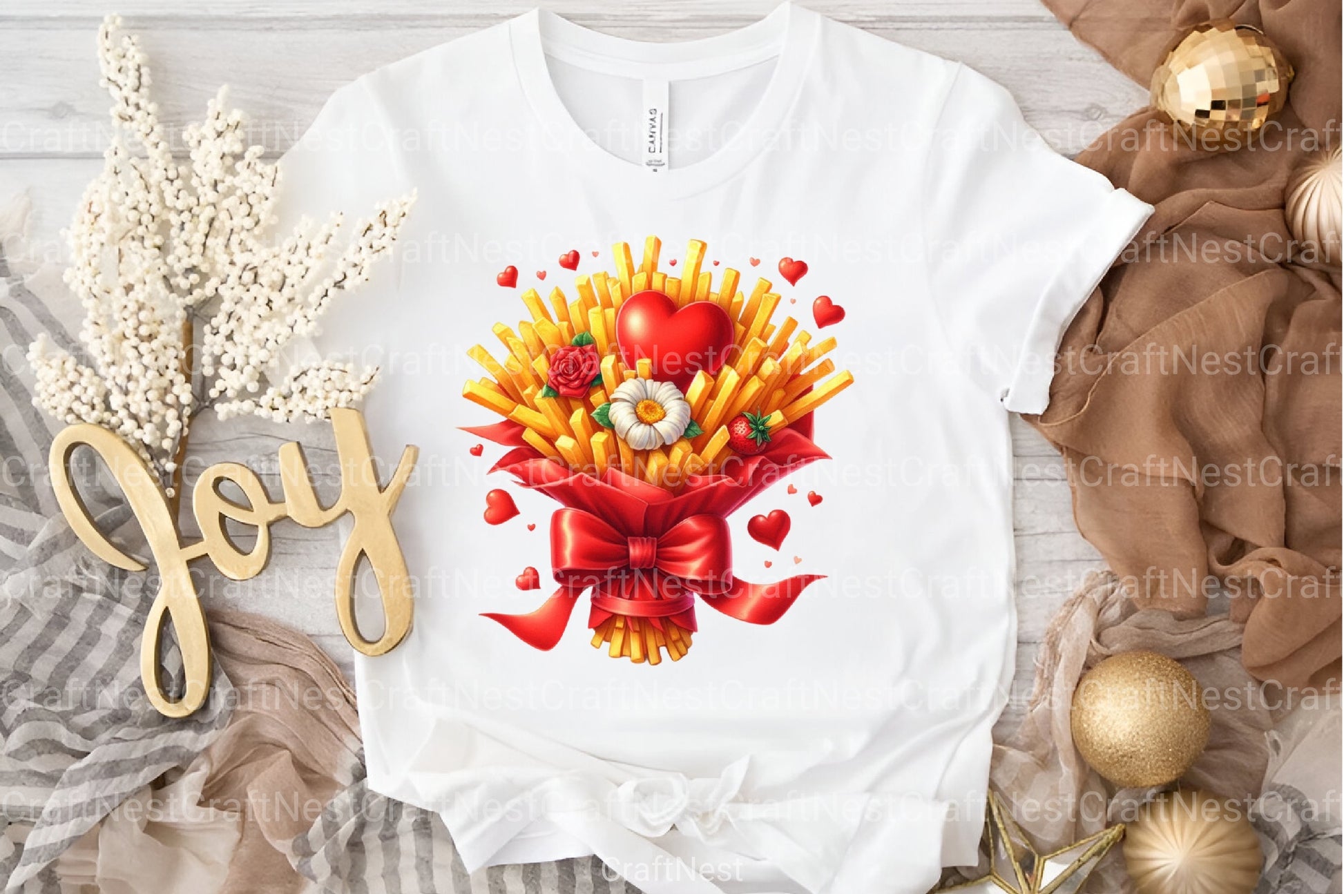 Valentine's Fries Clipart Bundle 3 - CraftNest - Digital Crafting and Art