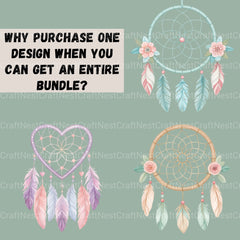 Dreamcatchers Pastel Clipart Bundle - CraftNest - Digital Crafting and Art