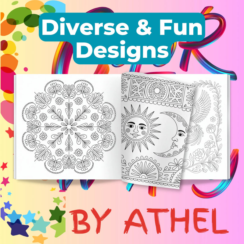 Papel Picado Coloring Books Bundle - CraftNest - Digital Crafting and Art