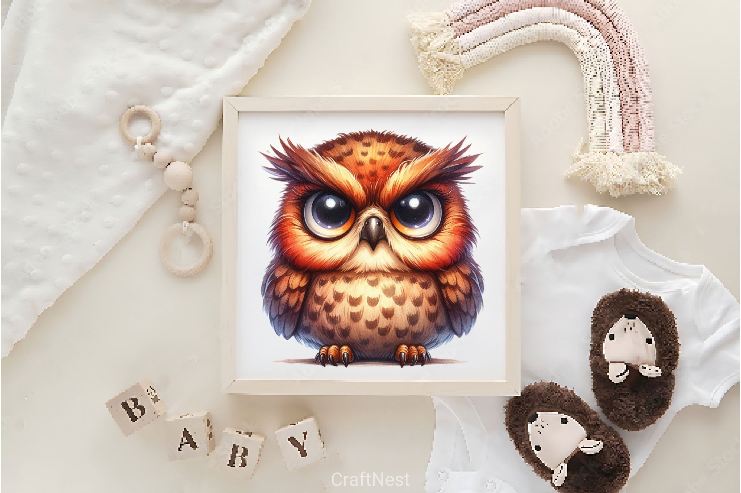 Funny Grumpy Owl Clipart Bundle - CraftNest - Digital Crafting and Art